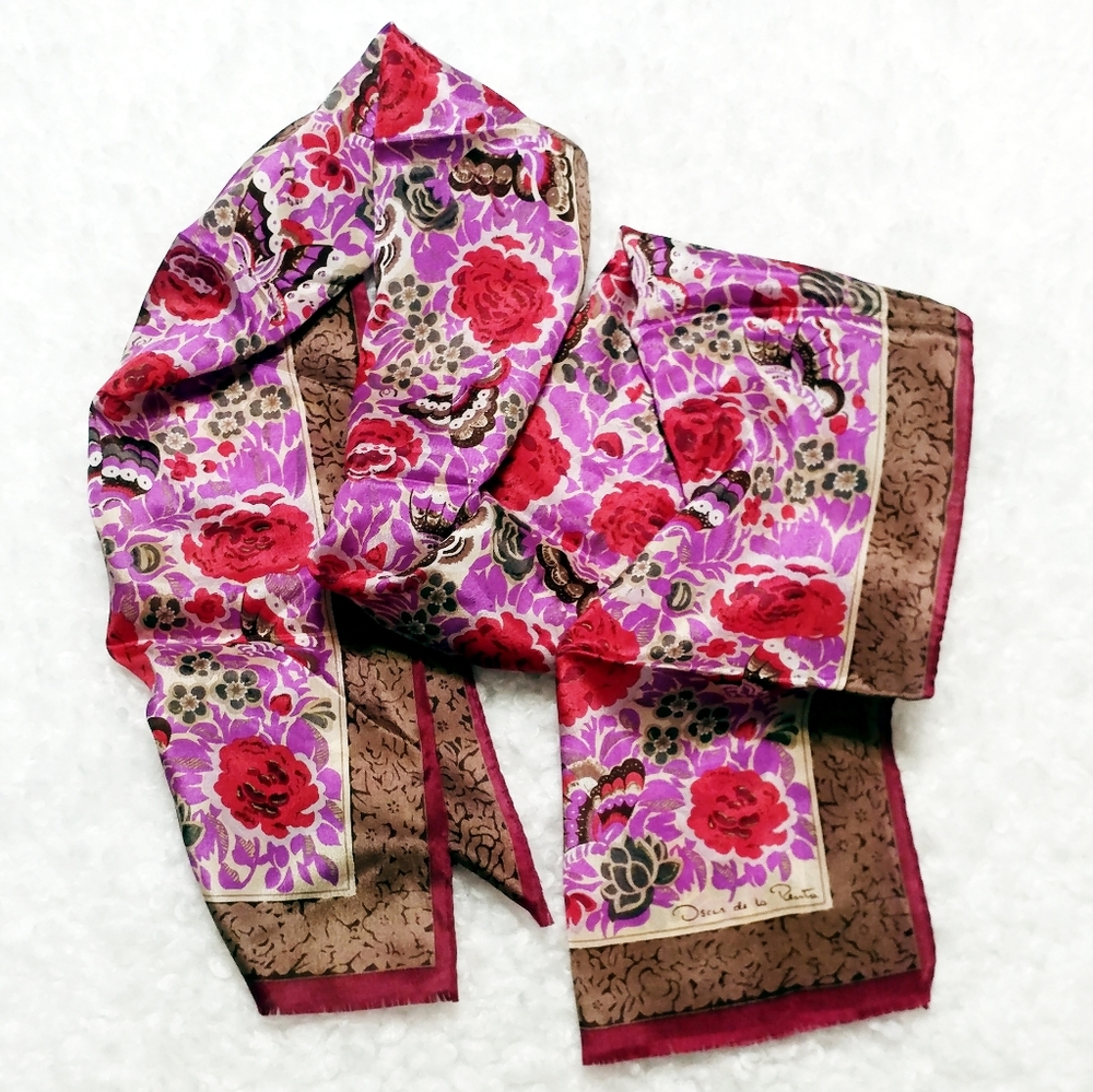 Vintage Oscar de la Rent a Scarf